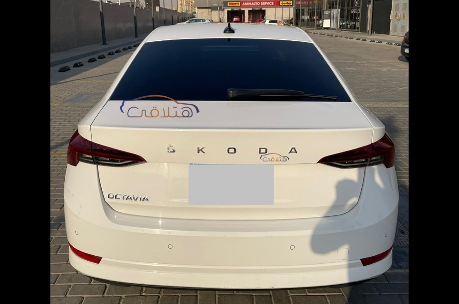 Octavia A8 Skoda أبيض