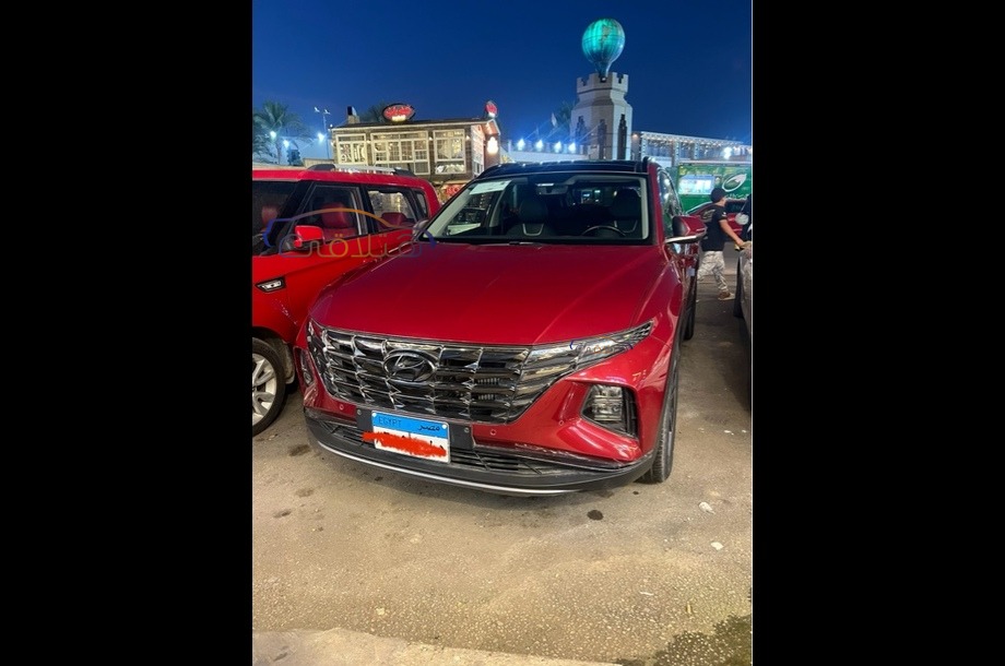Tucson Hyundai Dark red