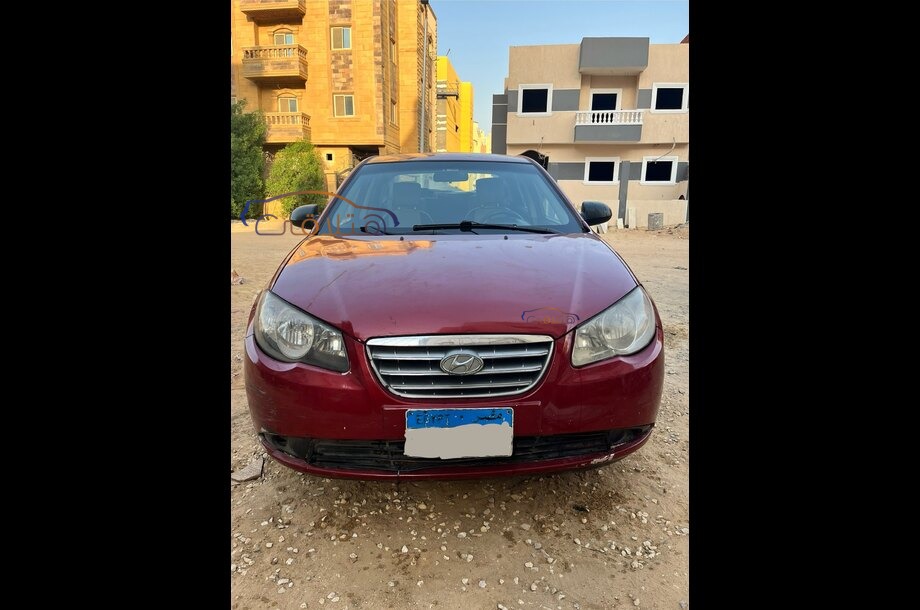 Elantra Hyundai Red