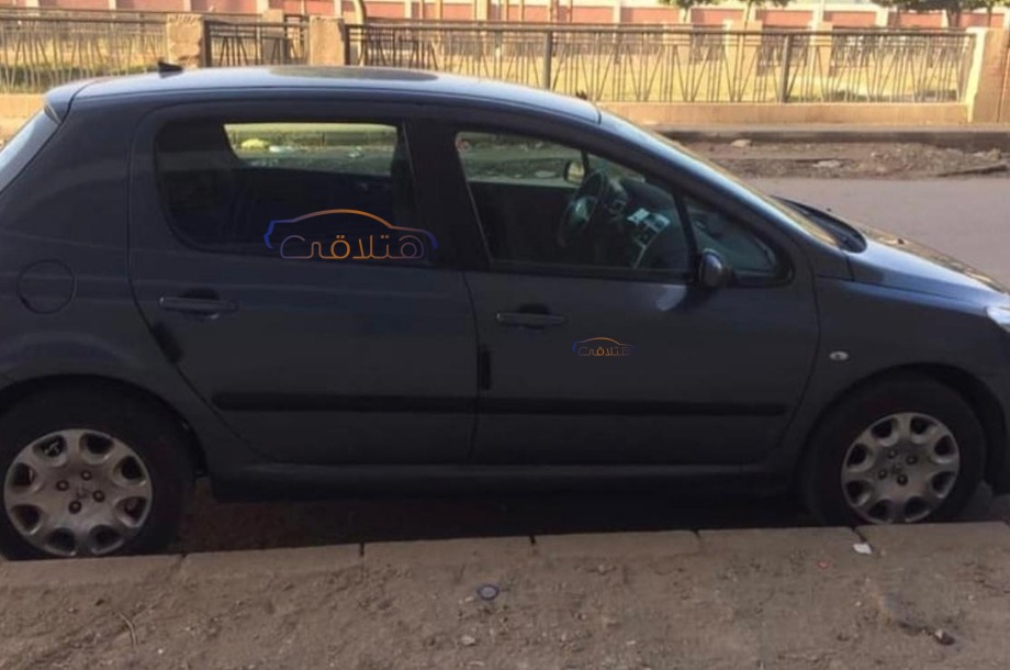 307 Peugeot رمادي