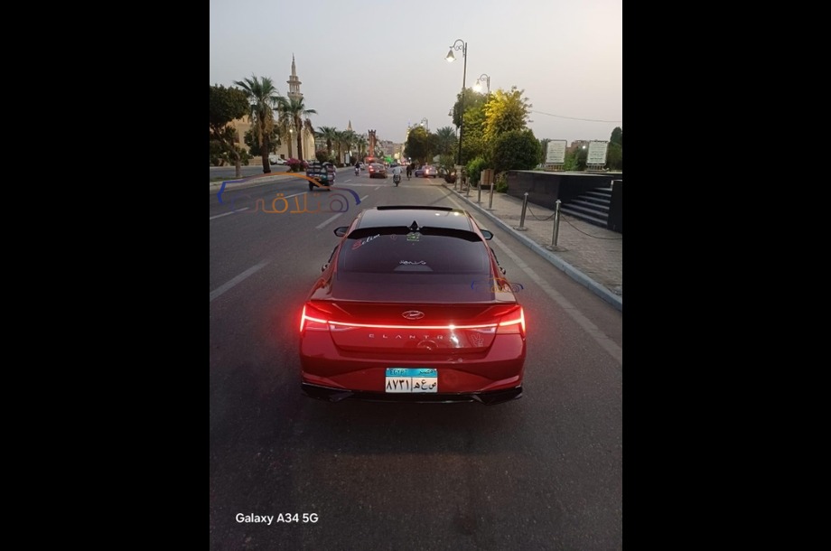 Elantra CN7 Hyundai Red