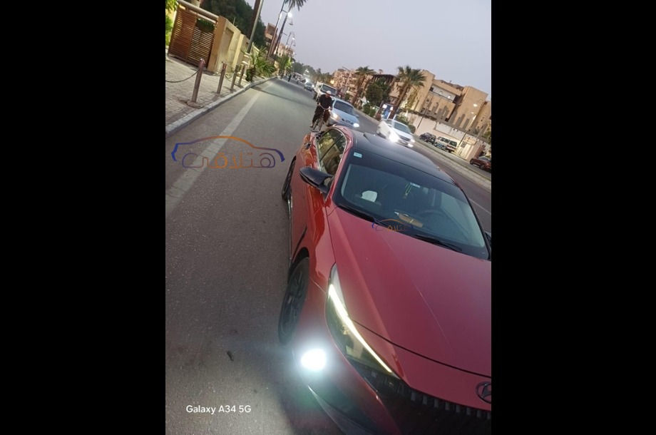 Elantra CN7 Hyundai Red