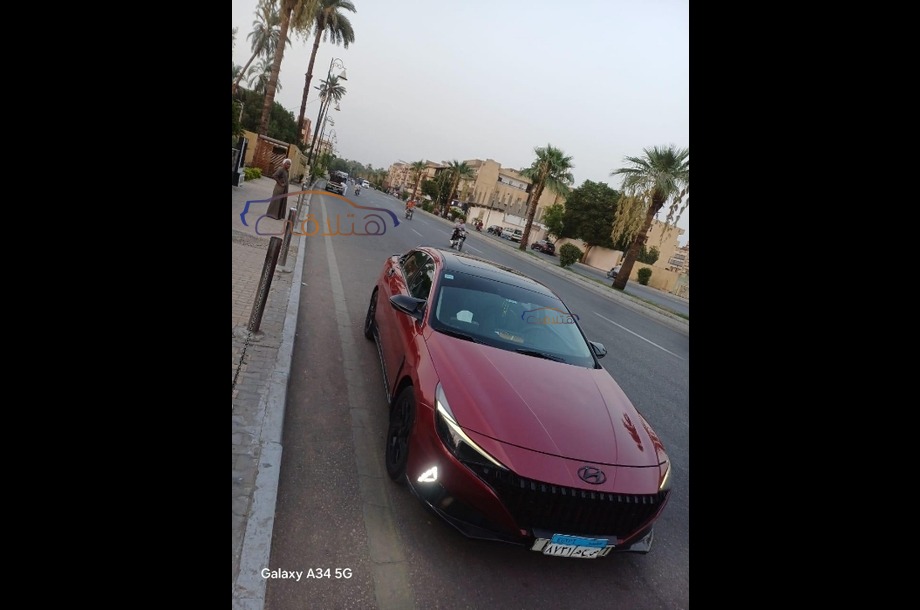 Elantra CN7 Hyundai Red