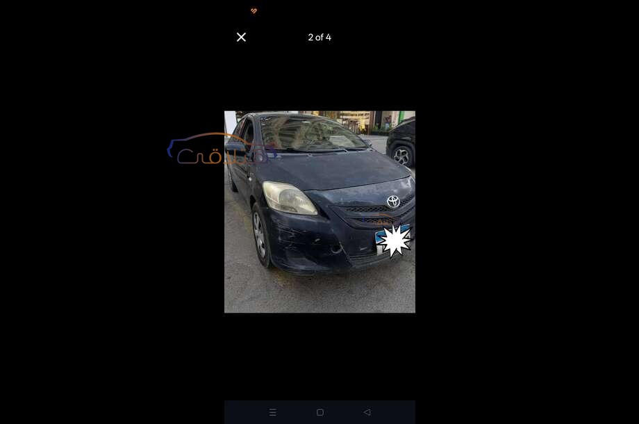 Yaris Toyota أسود