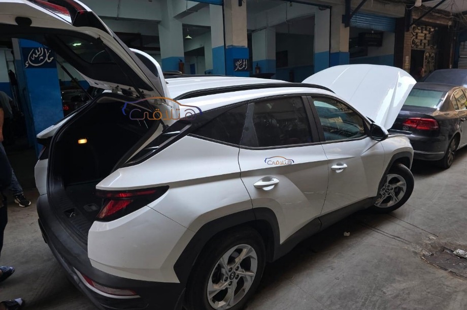 Tucson Turbo Hyundai أبيض