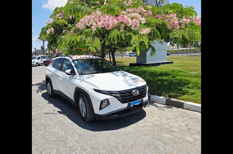 Tucson Turbo Hyundai أبيض