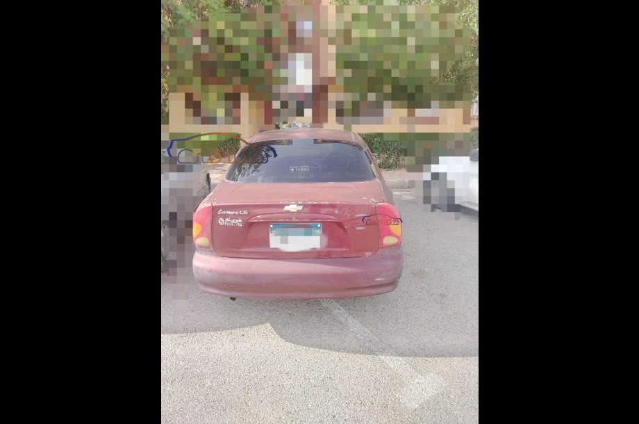 Lanos Chevrolet احمر غامق