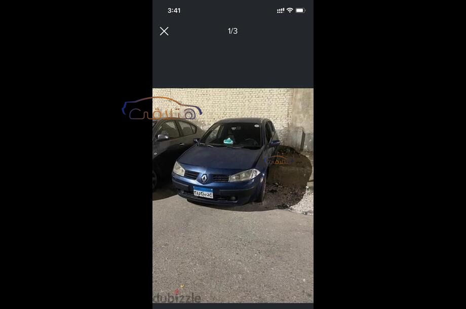 Megane Renault أزرق