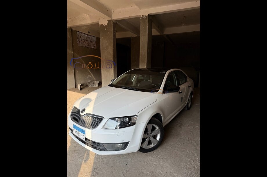 Octavia A7 Skoda أبيض