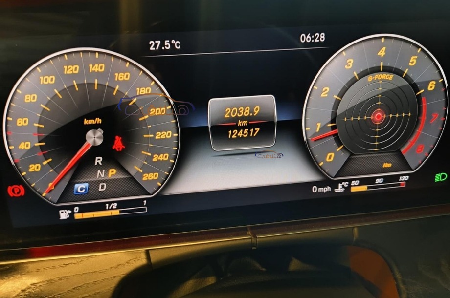 E 200 AMG Mercedes أسود