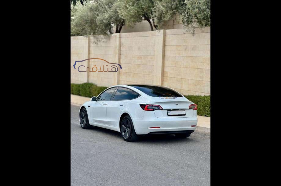Model 3 Tesla أبيض