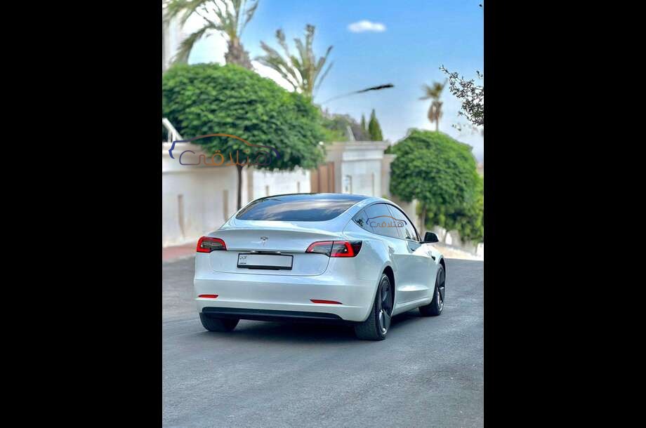 Model 3 Tesla أبيض