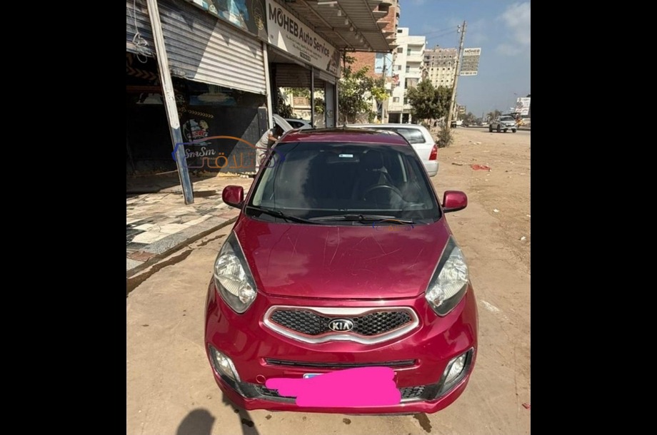 Picanto Kia Dark red