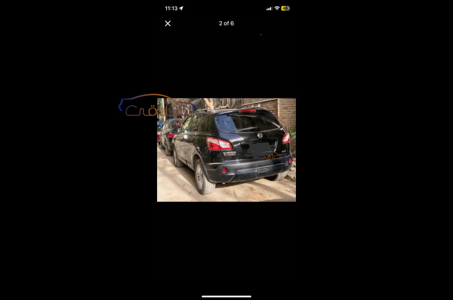 Qashqai Nissan أسود