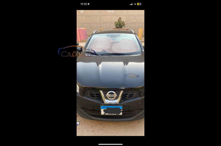 Qashqai Nissan أسود