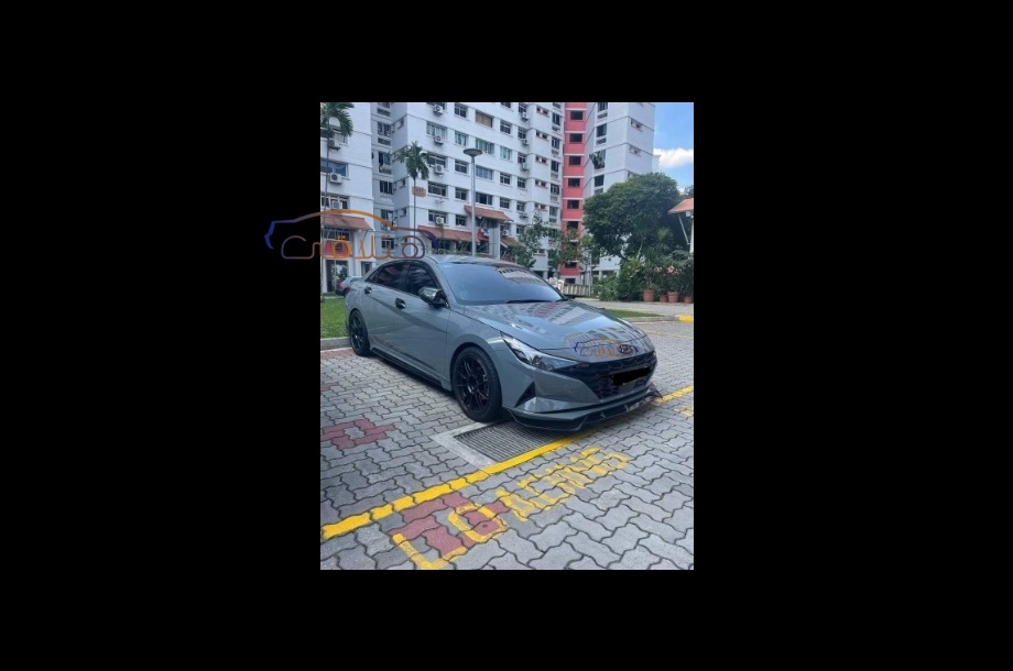 Elantra CN7 Hyundai Cyan