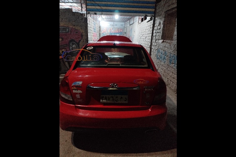 Accent Hyundai Red