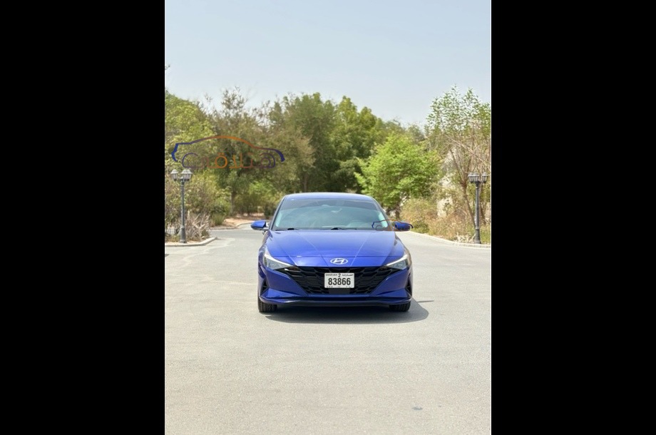 Elantra Hyundai Blue