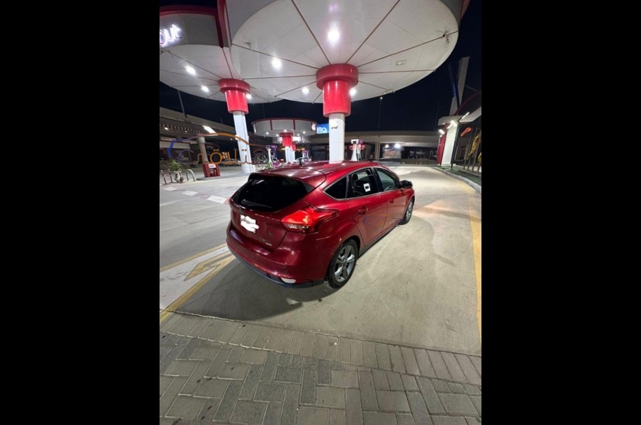 Focus Ford Dark red
