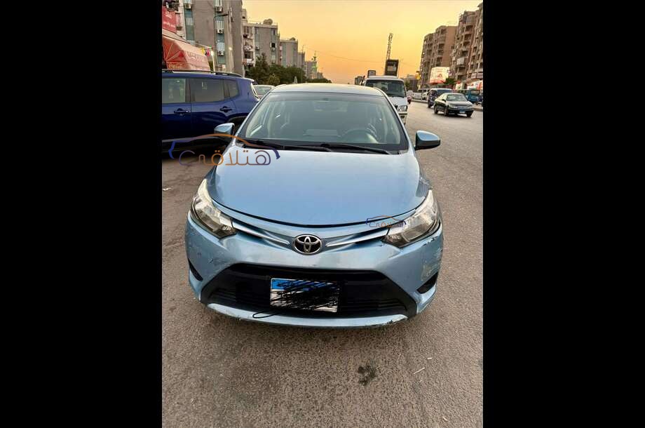 Yaris Toyota Blue