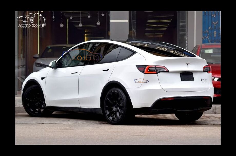 Model Y Tesla أبيض