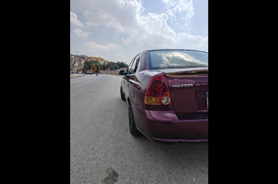 Verna Hyundai Dark red