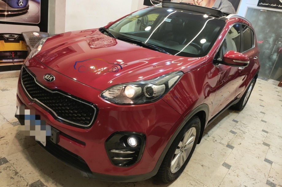 Sportage Kia احمر غامق