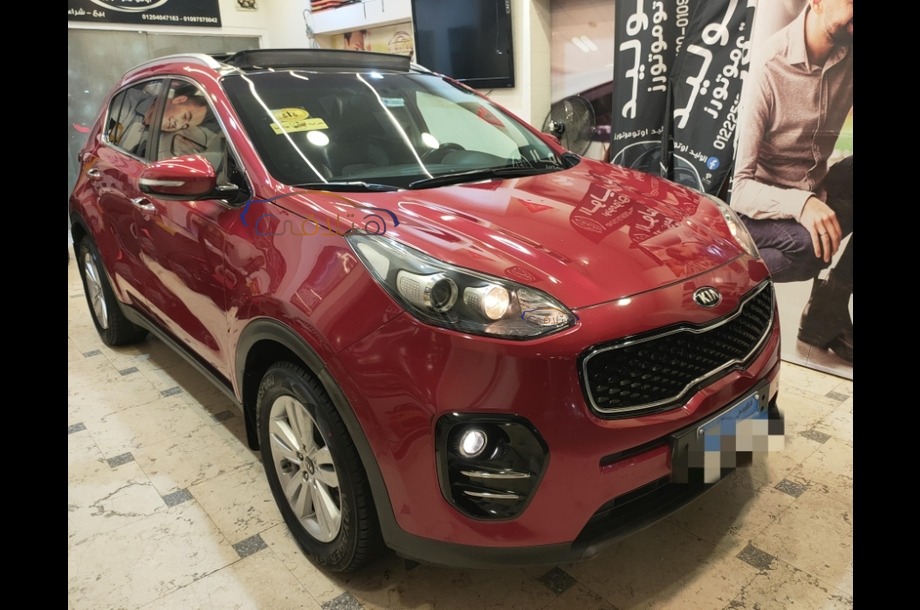 Sportage Kia احمر غامق