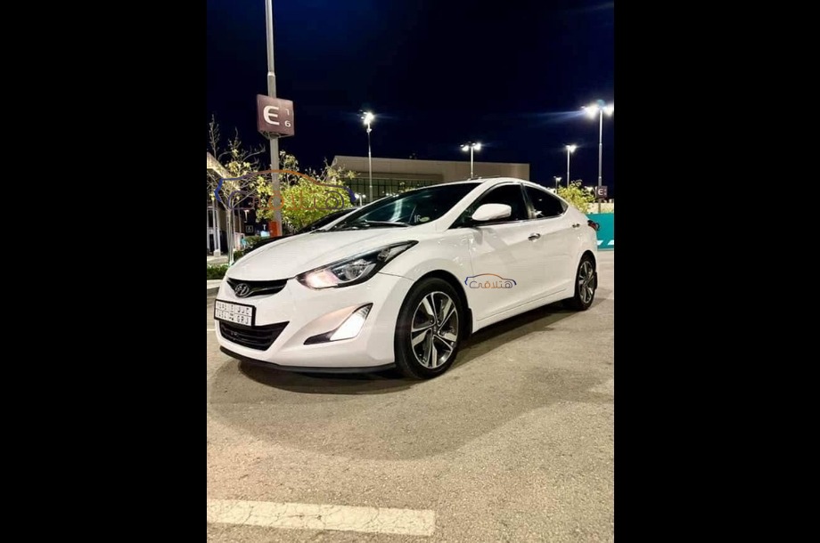 Elantra Hyundai أبيض