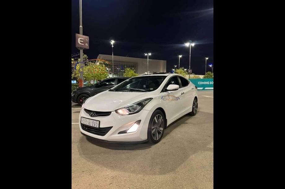 Elantra Hyundai أبيض