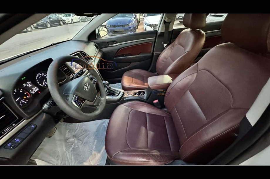 Elantra Hyundai أبيض