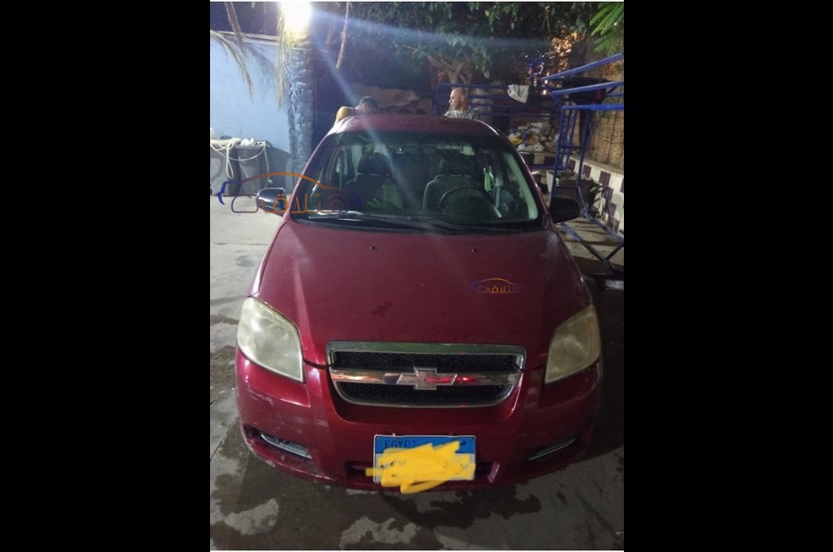 Aveo Chevrolet Dark red