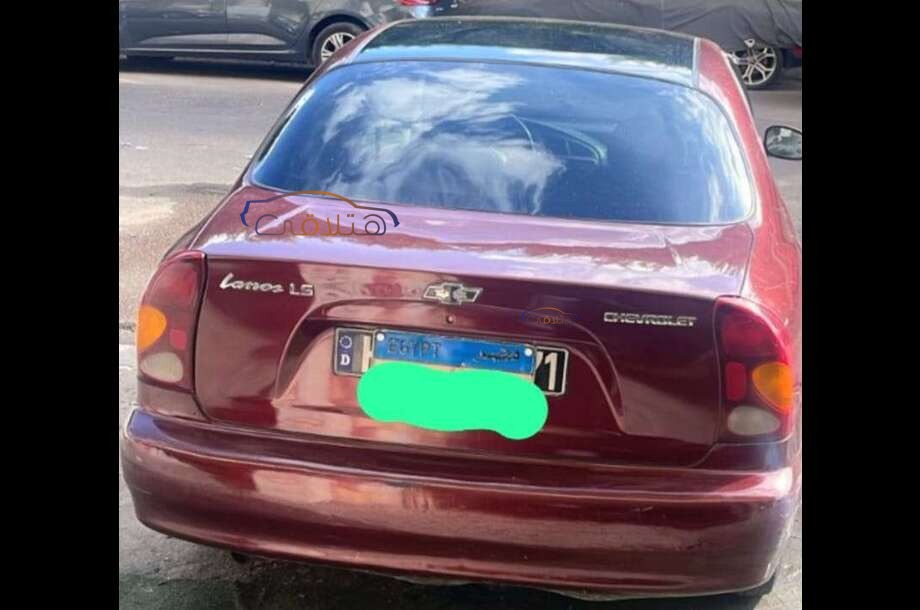 Lanos Chevrolet احمر غامق