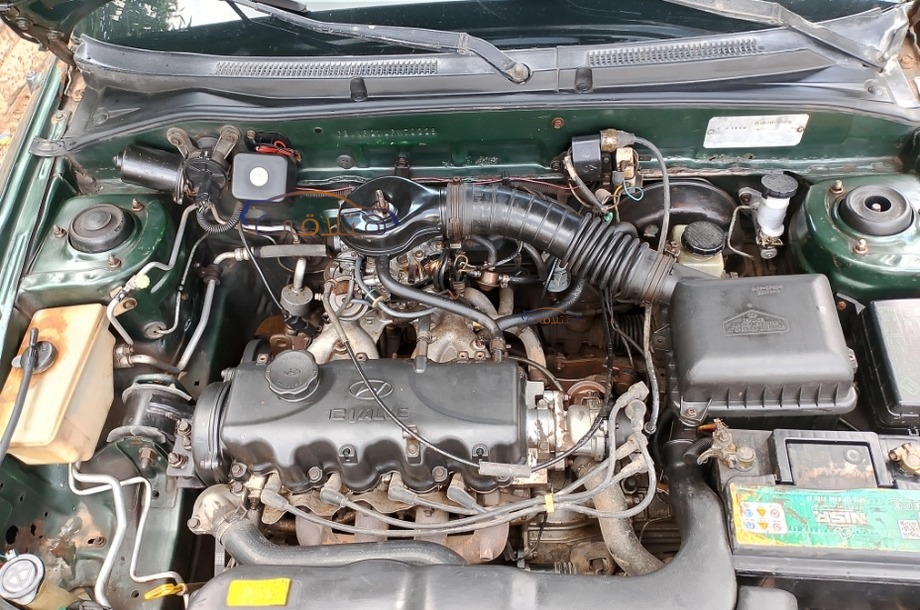 Accent Hyundai Dark green