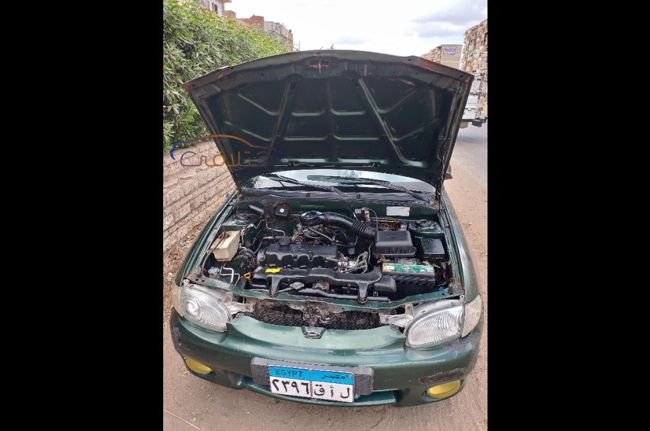 Accent Hyundai Dark green