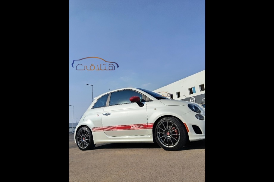 595 Abarth White