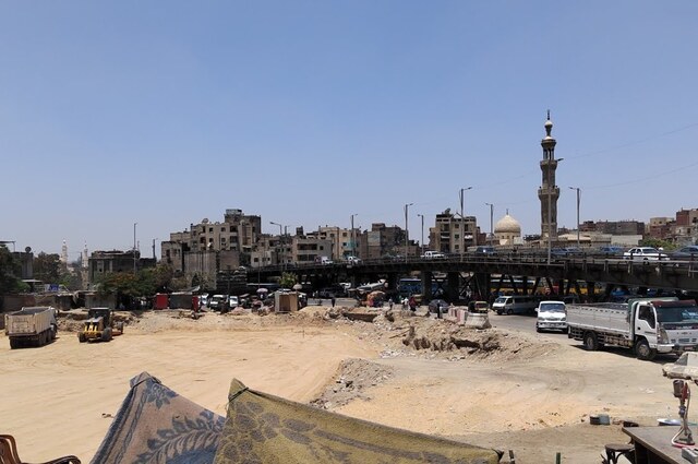 إزالة منزل كوبري الأباجية تجاه صلاح سالم وغلق مروري